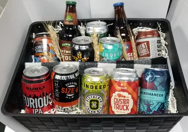 12 Bottle Minnesota Beer Basket