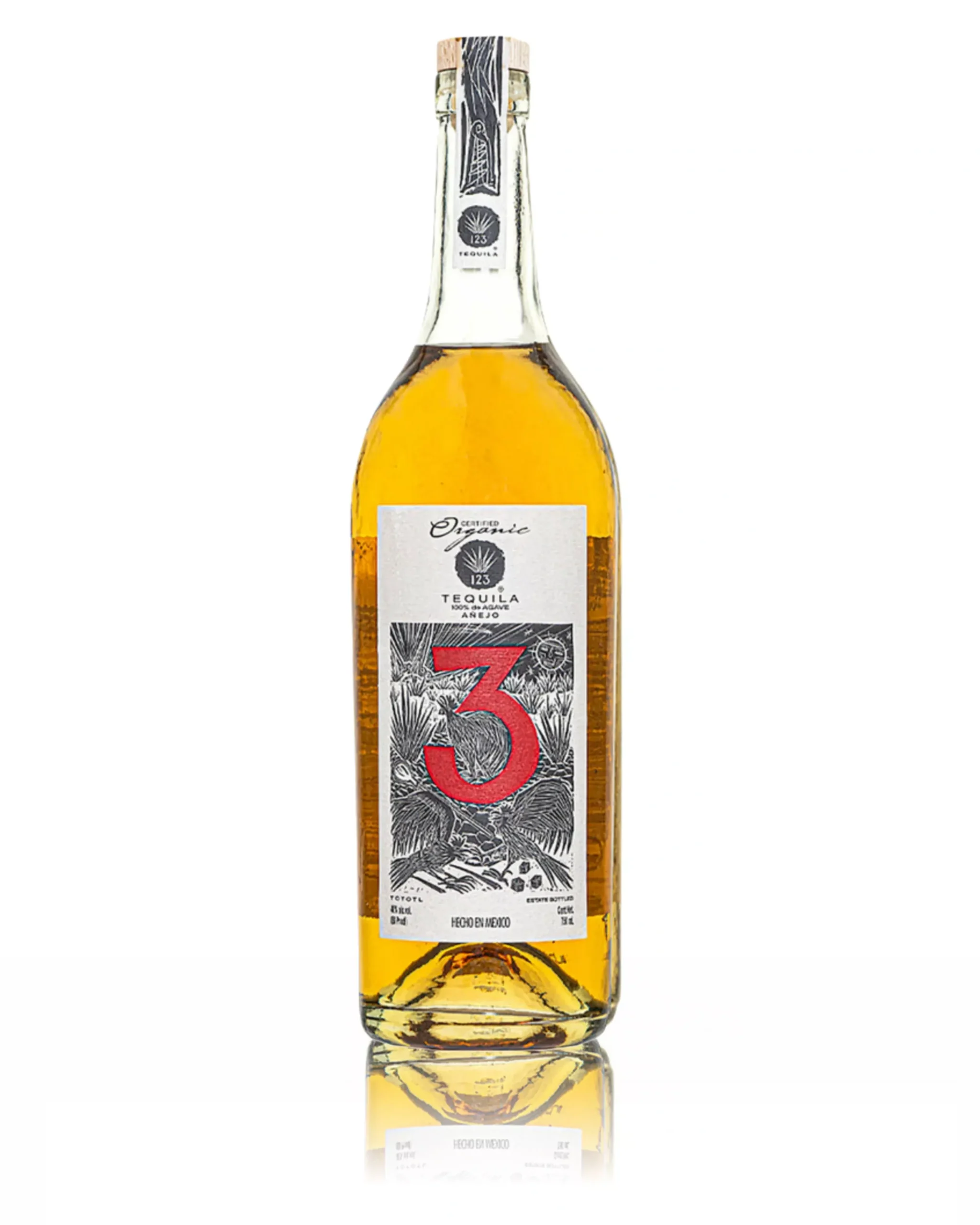 123 Tequila Tres 3 Anejo Tequila 750ml