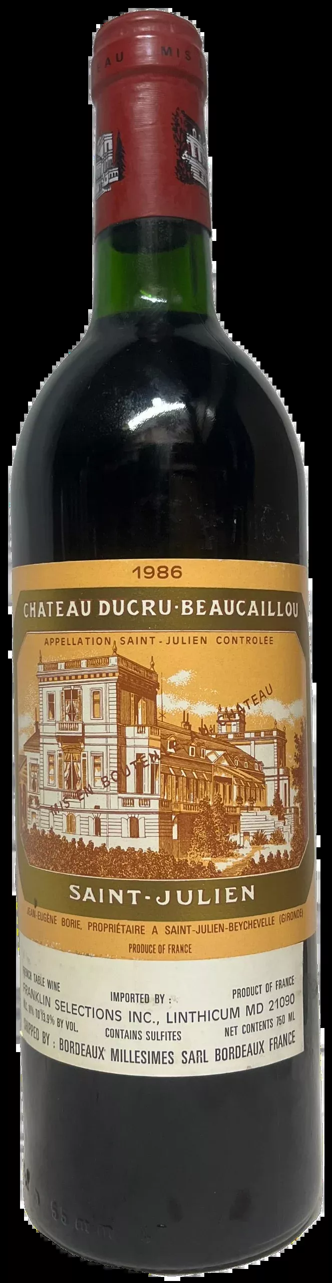 1986 Ducru Beaucaillou St Julien