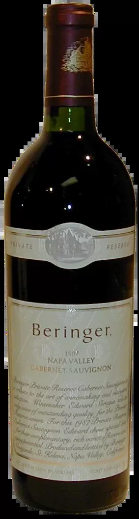 1987 Beringer Private Reserve Cabernet Sauvignon