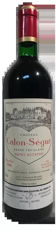 1996 Calon Segur St Estephe