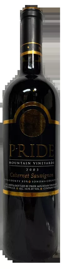 2003 Pride Mountain Vineyards Cabernet Sauvignon