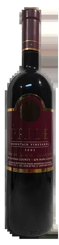 2005 Pride Mountain Vineyards Reserve Cabernet Sauvignon