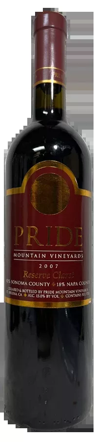 2007 Pride Mountain Vineyards Reserve Claret