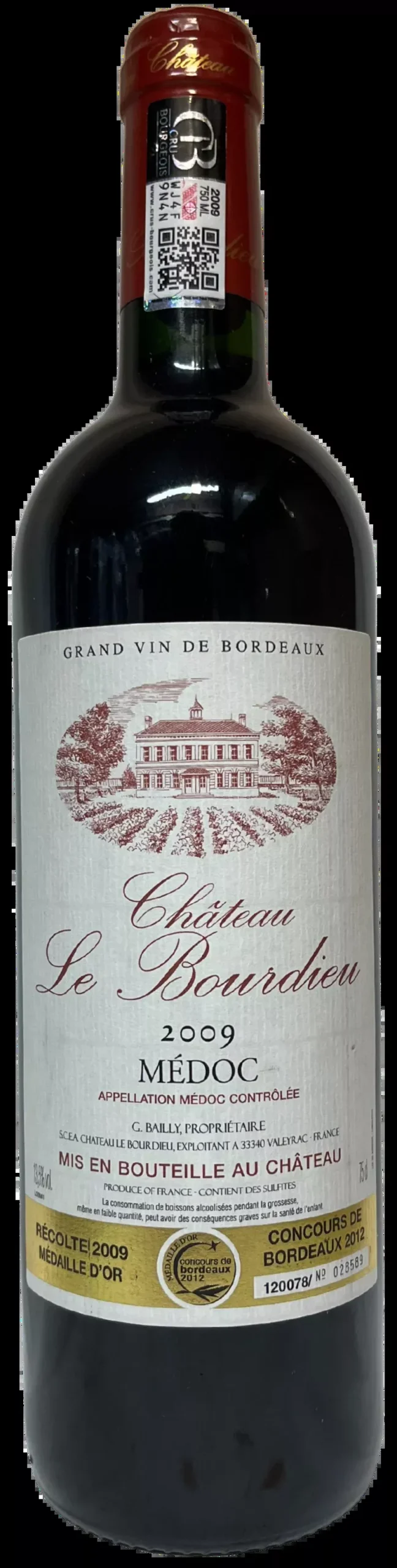 2009 Chateau Le Bourdieu Medoc