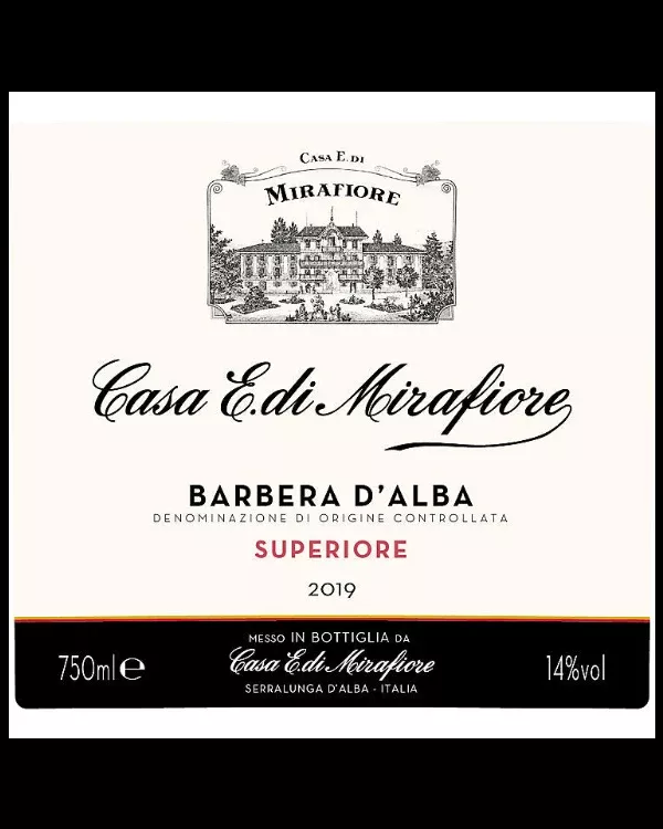 2016 Casa E. De Mirafiore Barbera d'Alba Superiore 750ml