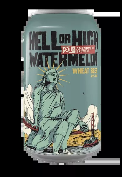21st Amendment Brewery Hell or High Watermelon 6PK Cans