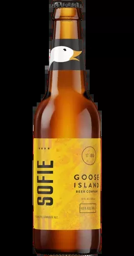 24pk-Goose Island Sofie Belgian Style Farmhouse Ale Beer, Illinois, USA (12oz)
