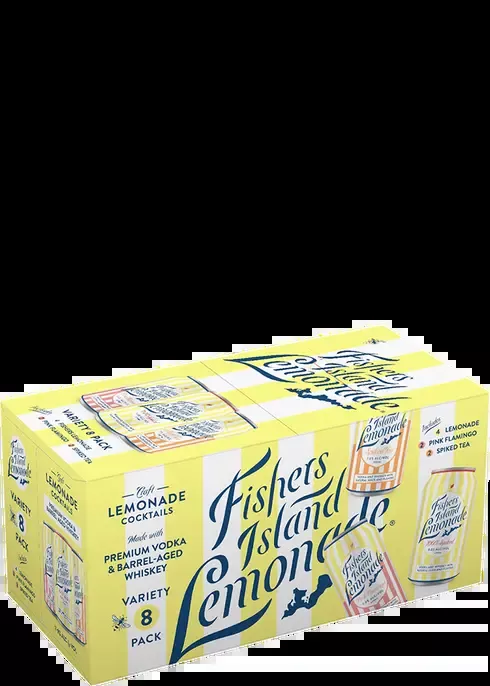 (8pk) Fishers Island Lemonade Variety Pack, New York, USA (12oz)