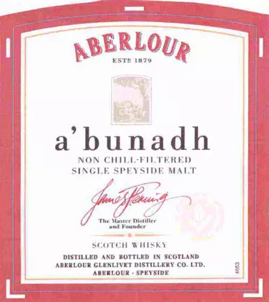 Aberlour A'bunadh Scotch750ml