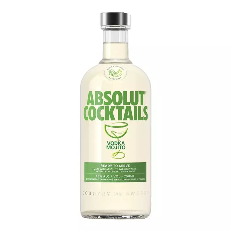 Absolut Mojito Vodka 750ml