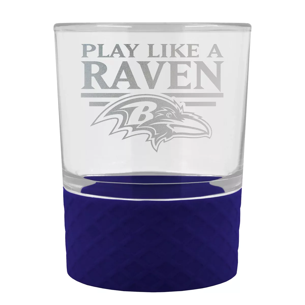 Baltimore Ravens 14 oz. COMMISSIONER Rocks Glass