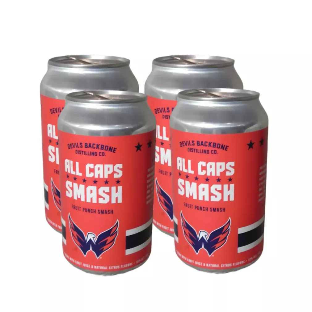 Capitals Devils Backbone All Caps Grapefruit Smash Cocktail 12-Oz Can