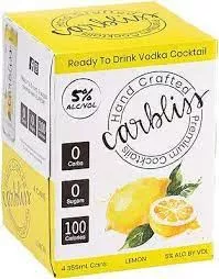 Carbliss Lemon 4pk cans