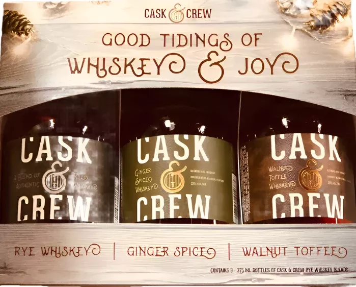 Cask & Crew Whiskey Tasting Gift Set (3) bottles 3.75ml