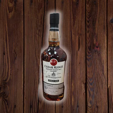 Cedar Ridge Quintessential Single Cask Red Wine Whiskey HSB 750ml