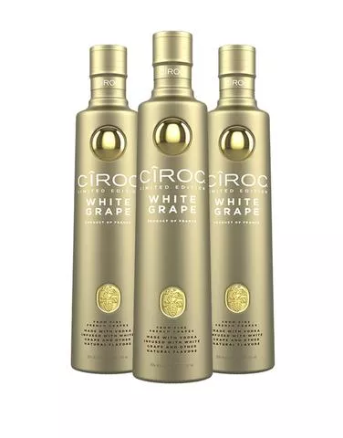 Ciroc White Grape (3 Bottles) Vodka