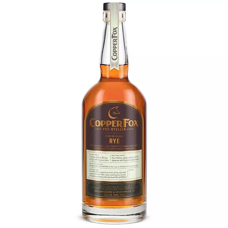Copper Fox Rye Whiskey 750ml