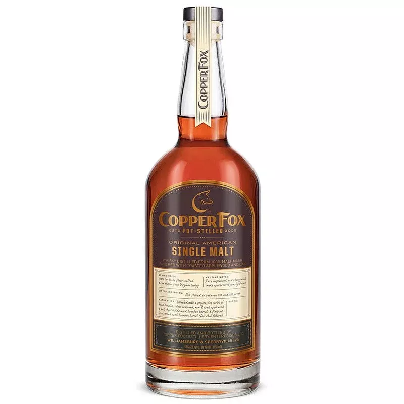 Copper Fox Single Malt Whiskey 750ml