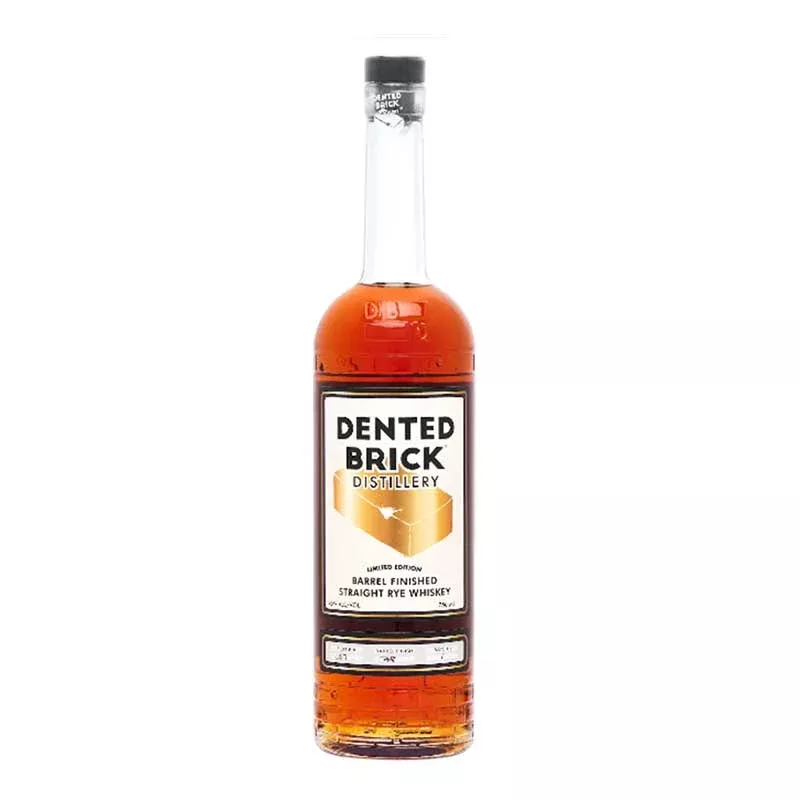Dented Brick Distillery Barrel Finished Rye Whiskey 750ml