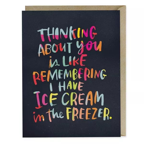 Emily McDowell: Ice Cream Freezer Card