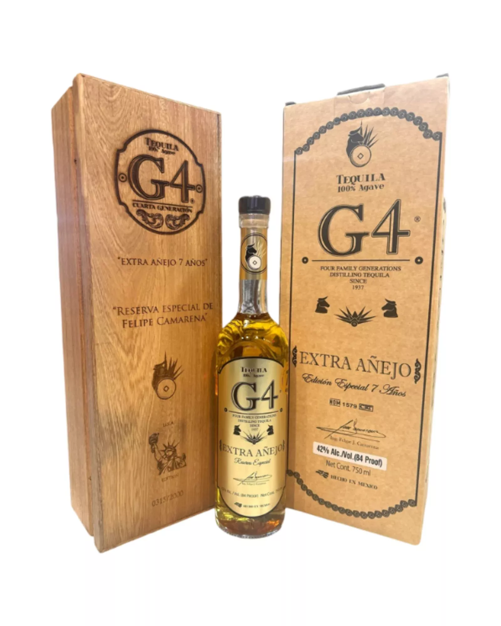 G4 Reserva 7 Year Old Extra Anejo Tequila 750ml