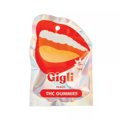 Gigli Peach THC Gummies 10ct