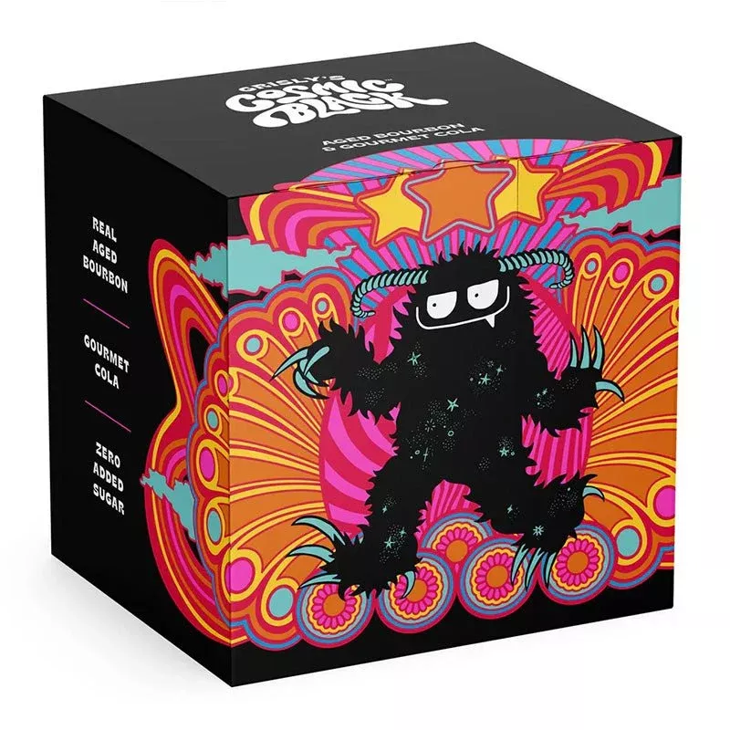 Grislys Cosmic Black Canned Cocktail 4/355ml