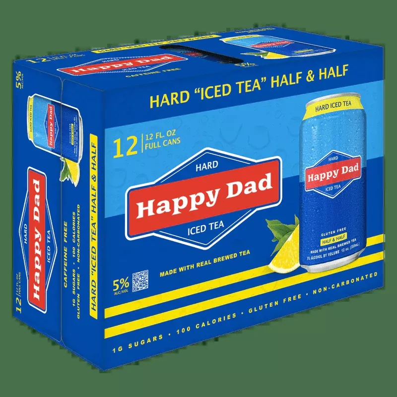 Happy Dad Hard Iced Tea Half and Half 12/355ml