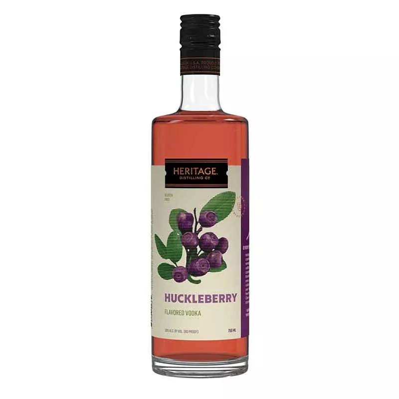 Heritage Distilling Huckleberry Flavored Vodka 750ml