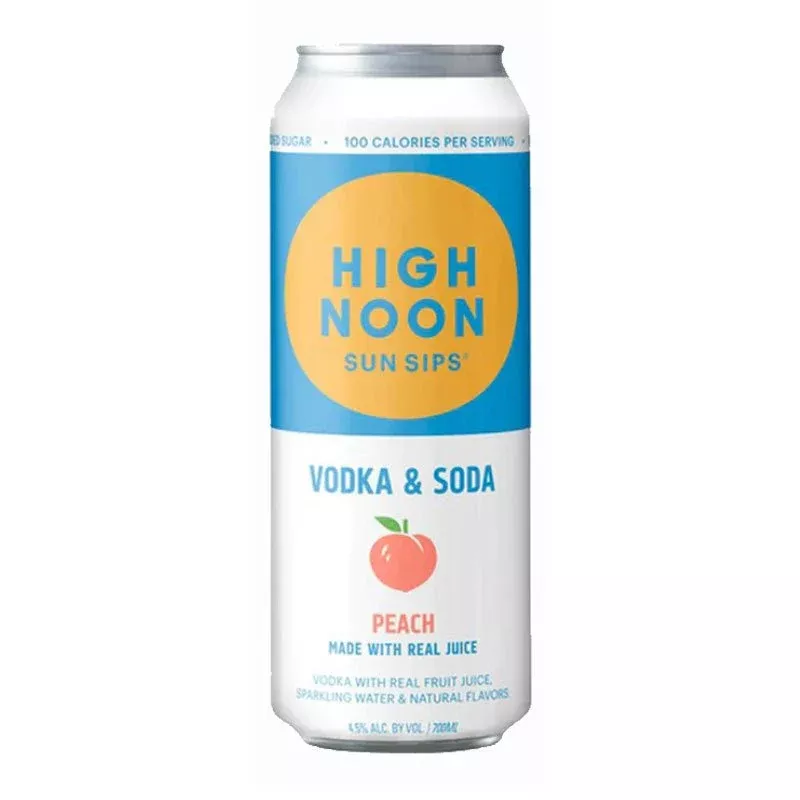 High Noon Peach Hard Seltzer Vodka 4/355ml