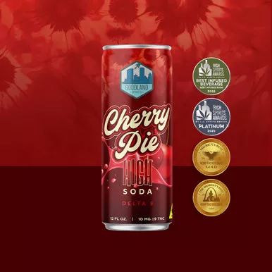 High Soda Cherry Pie THC 4pk cans