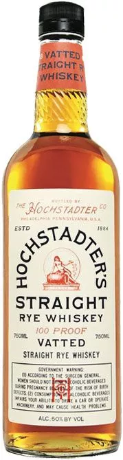Hochstadter's Vatted Straight Rye Whiskey