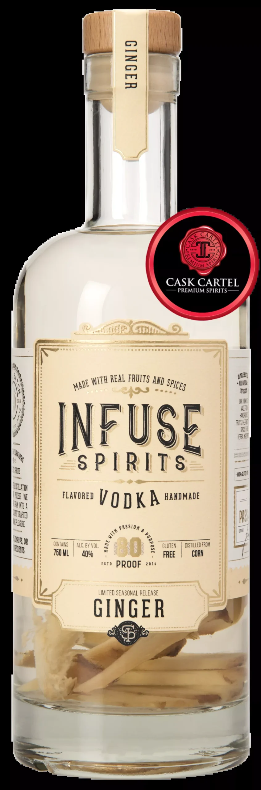 Infuse Spirits Ginger Vodka