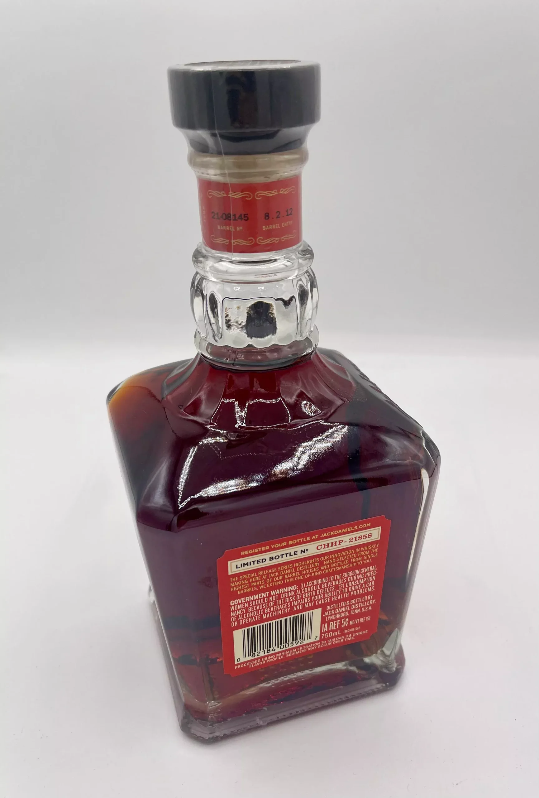 Jack Daniel's Single Barrel Special Release Coy Hill 139.8 Proof Black
