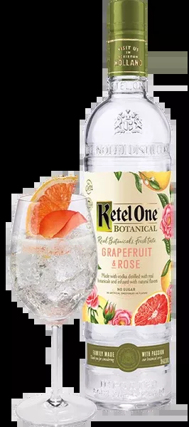 Ketel One Vodka Botanicals Grapefruit and Rose