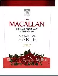 Macallan A Night on Earth in Jerez Highland Single Malt Scotch Whiskey