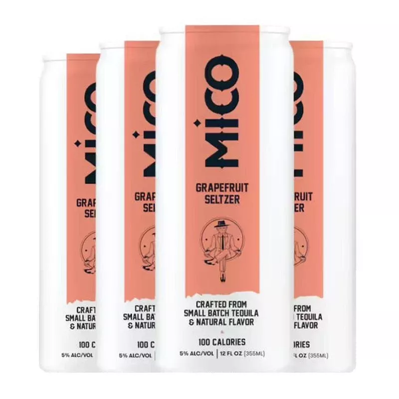 Mico Grapefruit Seltzer Tequila Cocktail 4/355ml