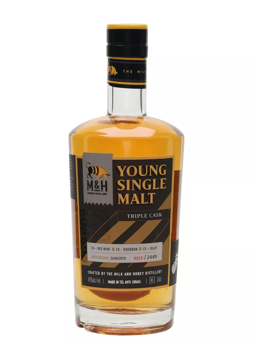 Milk & Honey Young Single Malt Triple Cask Israeli Single Malt Whisky | 500ML