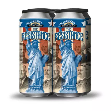 Minocqua Resistance Pilsner 16oz 4pk cans