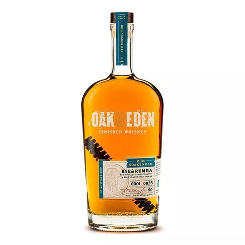 Oak & Eden Rye and Rumba Whiskey 750ml
