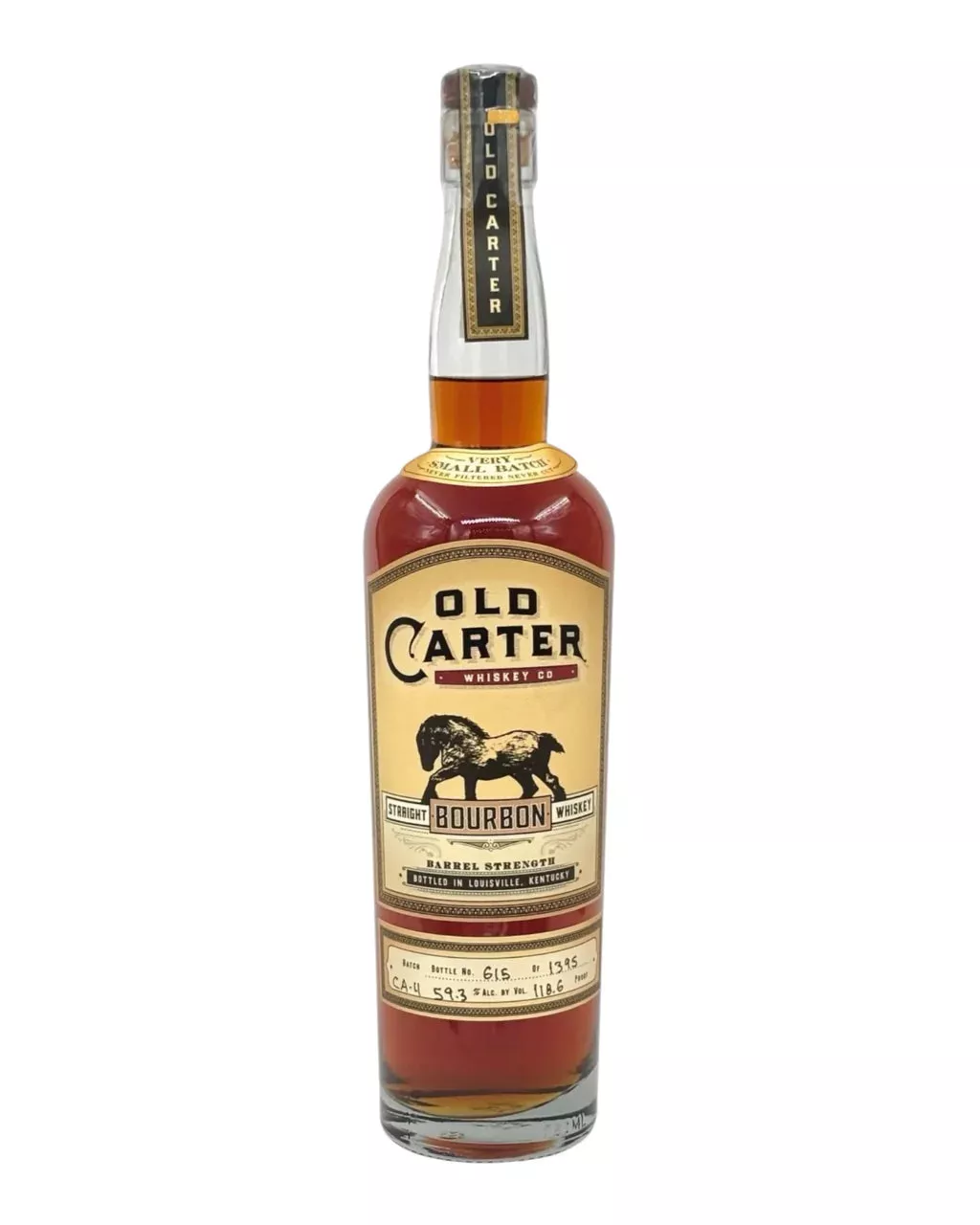 Old Carter Very Small Batch 4-CA Barrel Strength Straight Bourbon Whiskey