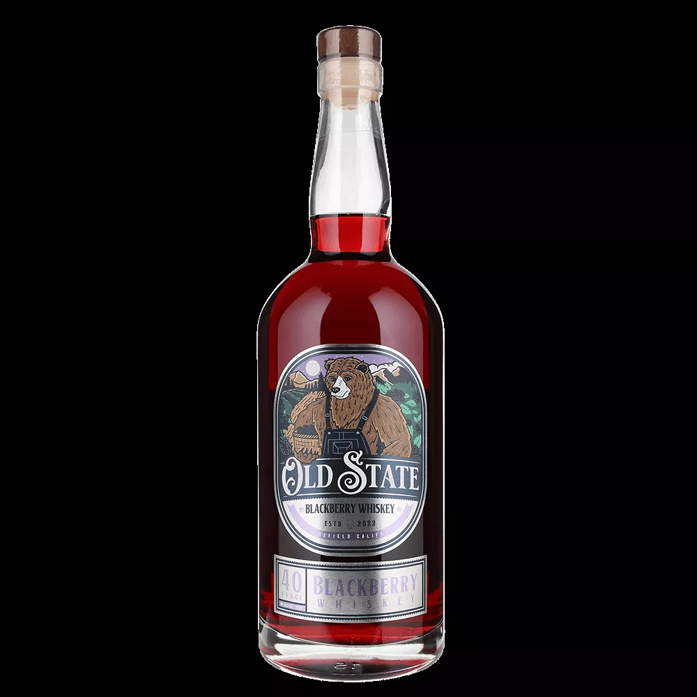 Old State Blackberry Flavored Whiskey 750ml