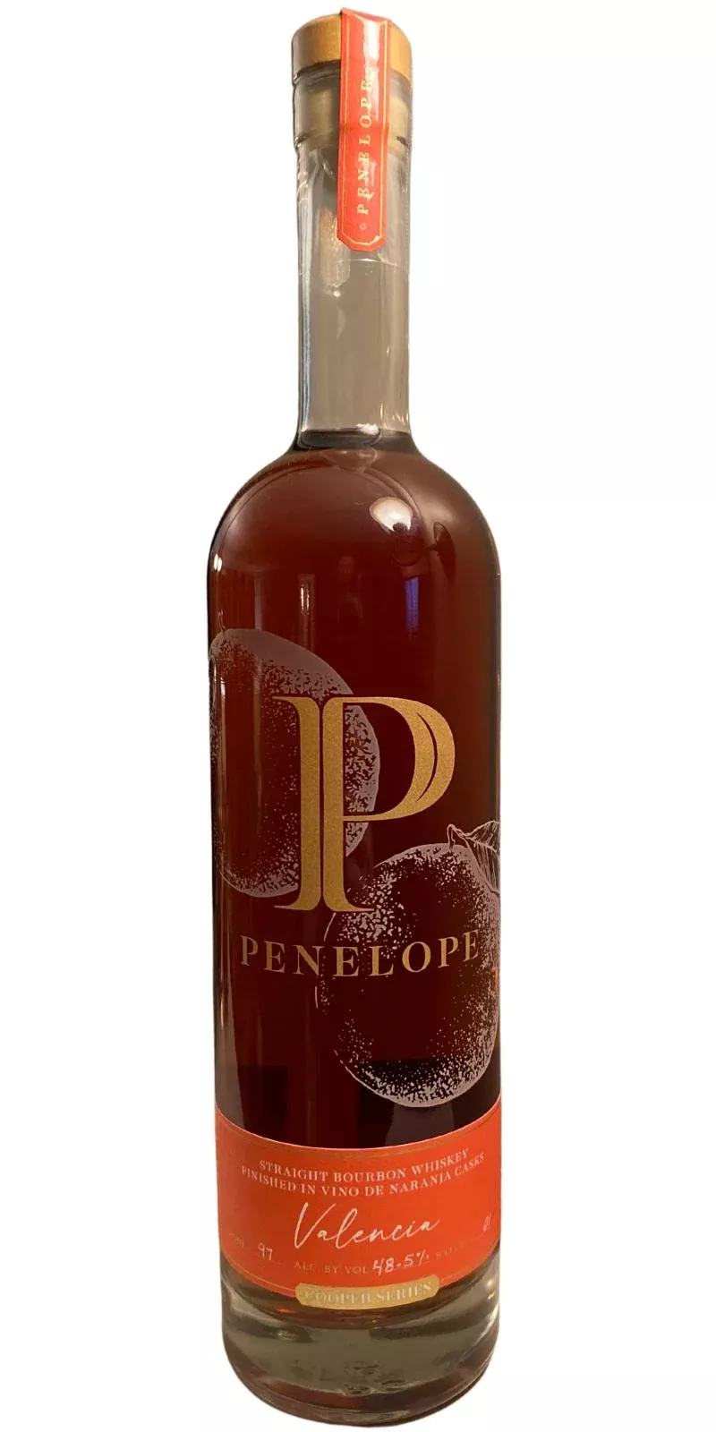 Penelope Valencia Straight Bourbon Whiskey 750ml