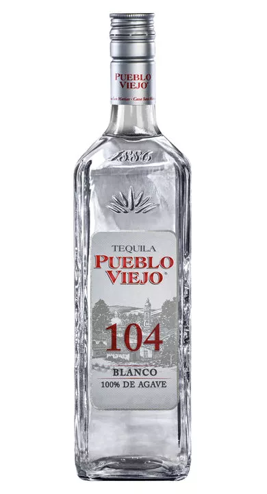 Pueblo Viejo 104 Blanco Tequila 1L