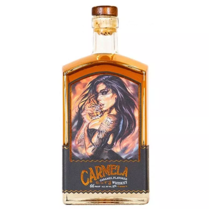 R6 Carmela Caramel Flavored Whiskey 750ml