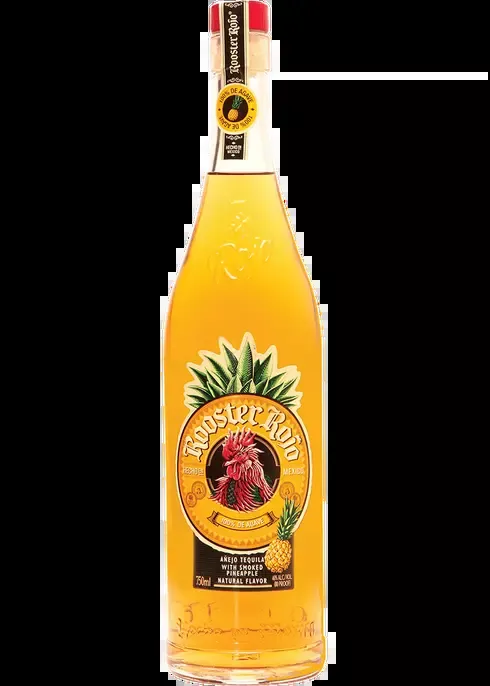 Rooster Rojo Anejo Pineapple Tequila 750ml
