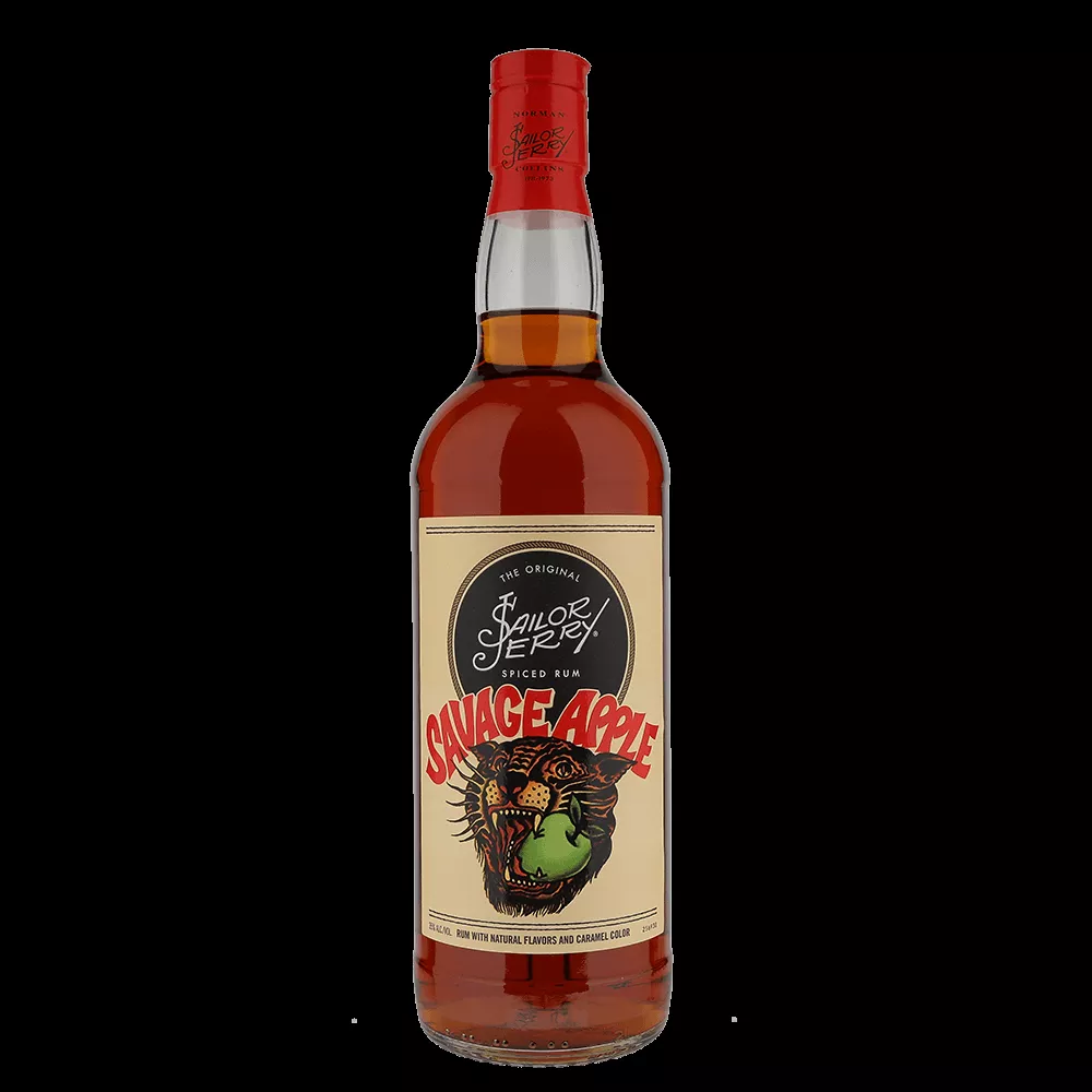 Sailor Jerry Savage Apple Flavored Rum 750ml