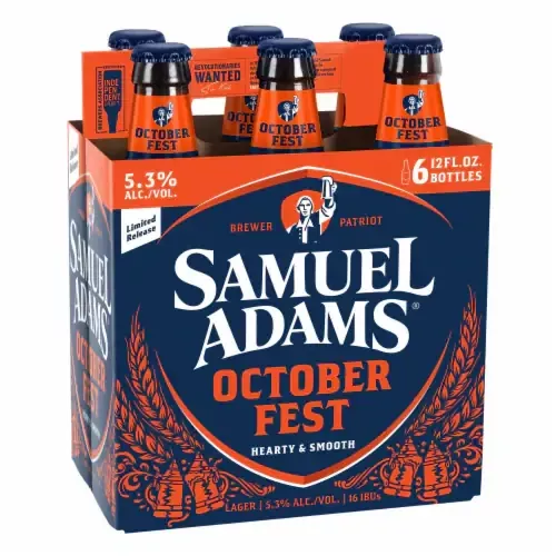 Samuel Adams Octoberfest Seasonal Beer 12-Oz Bottle 6-Pack