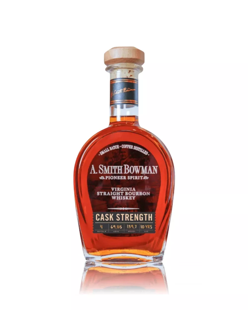 A. Smith Bowman 10 Year Old Batch #4 Cask Strength Bourbon Whiskey